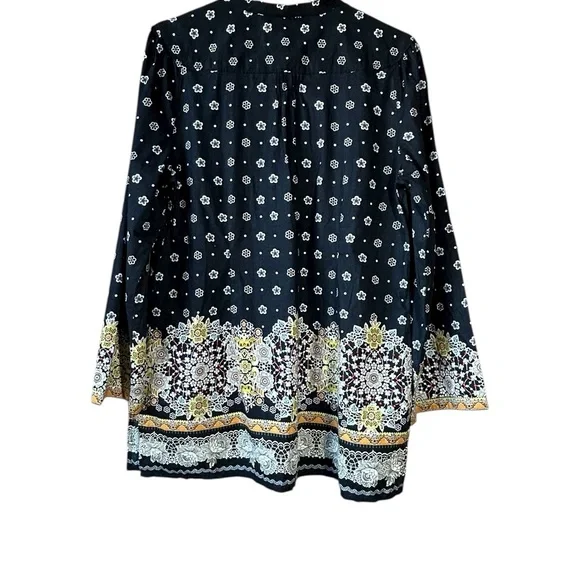 Robert Graham Carlisle Cotton Tunic Top Size Large - Picture 3 of 7